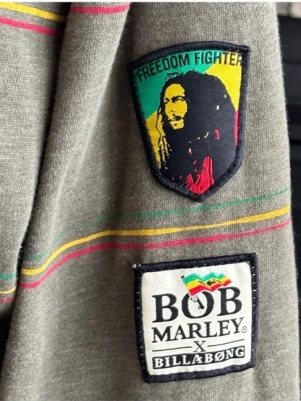 BillaBong X Bob Marley zip up hoodie - Picture 5 of 10